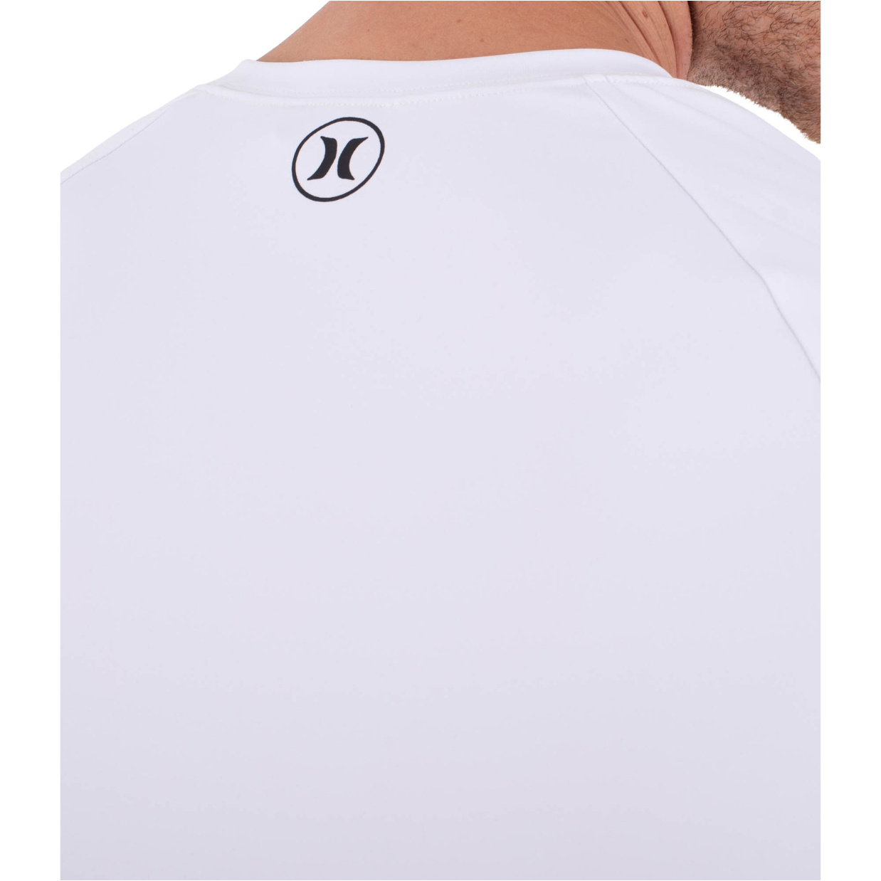 2026 Hurley Hombres Camiseta Sin Mangas De Lycra Slim Fit Icon Circle De Manga Larga MLEU00008 - White